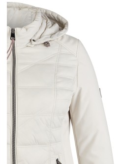 Blouson perle bi-matière